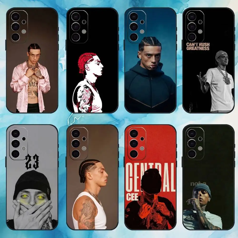 

Rapper Central Cee Phone Case For Samsung Galaxy A73,A72,A71,A70,A53,A52,A51,Others Soft Black Cover