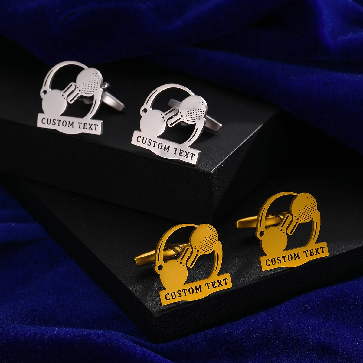 Kancing Manset Raket Tenis Mej - Table Tennis Name ulasan dan harga