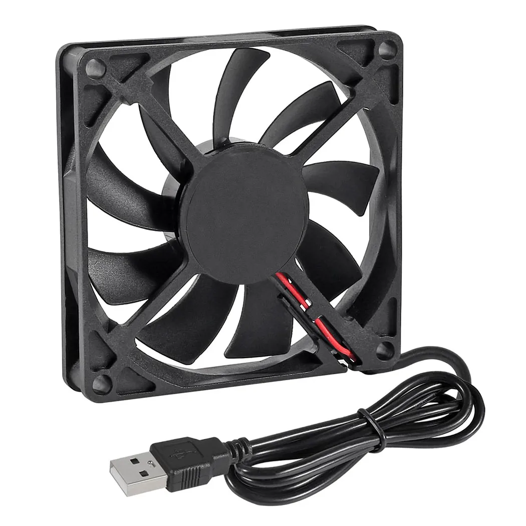 8015 5V 12V 24V  Chassis Fan Slim 15mm Thinckness 8CM Sleeve Bearing Axial Cooler 2PIN USB 80mm PC Case Cooling Ventilator
