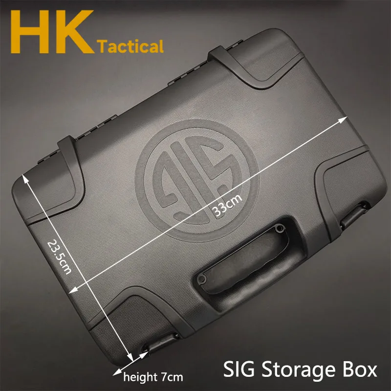 Tool Box PP SIG Plastic Sealed Hard Carry Safety Equipment Tool Case Suitcase Impact Resistant Tool Box Shockproof with Sponge