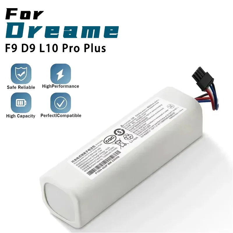 

Originalr Replacement Battery For Dreame F9 D9 L10 Pro Plus RLS3 RLS5 RLS5L RLS5D Accessories Parts battery P2008-4S2P-MMBK