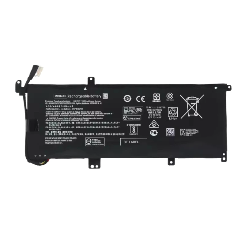 Для ноутбука HP MB04XL HSTNN-UB6X 844204-850 X360 15T-aq100 15,4 В 55,67 Втч