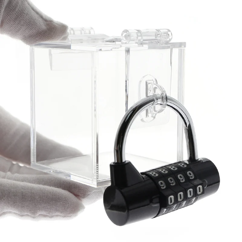 BDSM Game Lock Key Storage Box Password Box 18+ Self Locking Self-regulation Chastity Cage key holder keyholder Box Sex toys