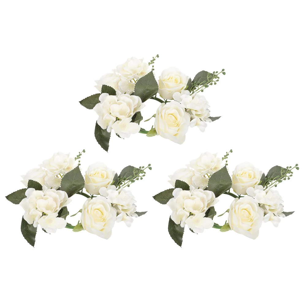 

Wedding Decor Candlestick Garland Ring Flower Centerpieces for Tables Baby Home