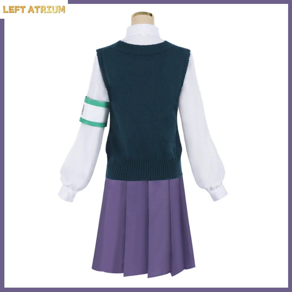 Anime The 100 Girlfriends Who Really Really Love You Yoshimoto Shizuka Cosplay Costume Jk School Uniform Wig Woman Cute Suit view 5