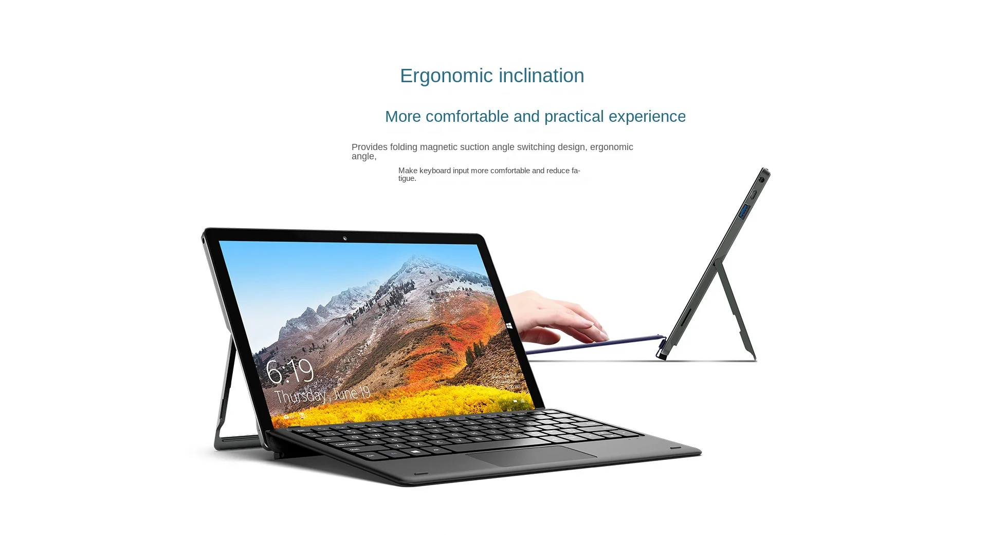 2022 Lastest Original TECLAST X11 Rotating Keyboard Removable 10.1 inch Tablet Keyboard for TECLAST X11