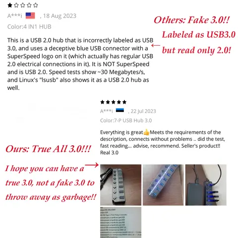 10 best sales यूएसबी मल्टीपल पोर्ट - №4