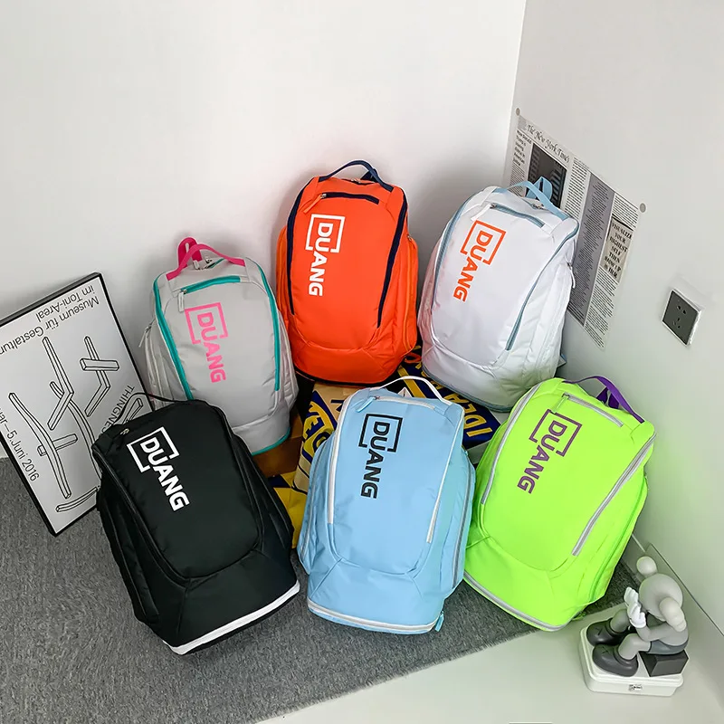 Big Tennis Backpack Badminton Squash Fitness Sports Bag Outdoor Travel Hiking Daypack Students Soccer Laptop Bookbag Men Women