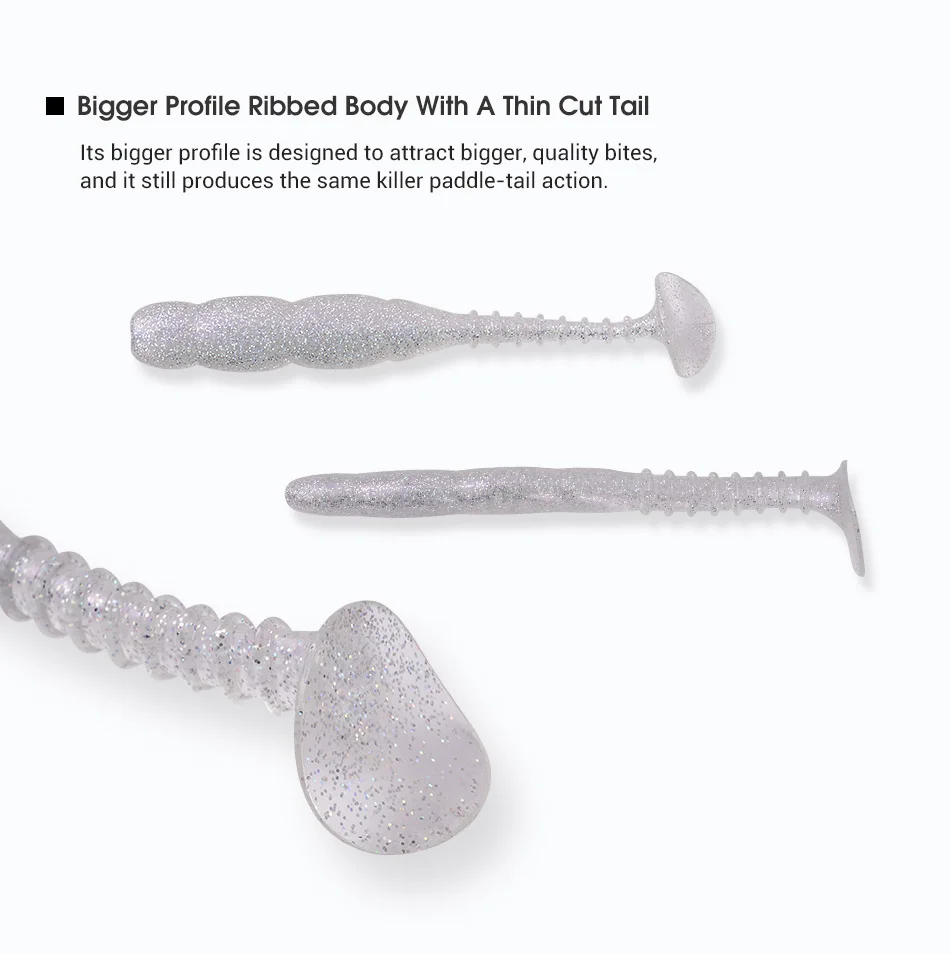 NOEBY Weichköder 150mm 21g Ryan Shad Swimbait 6,5 Zoll Künstlicher Weichköder Wobbler Jigkopf Minnow Bass Hecht Barsch Angelköder – Detail 3