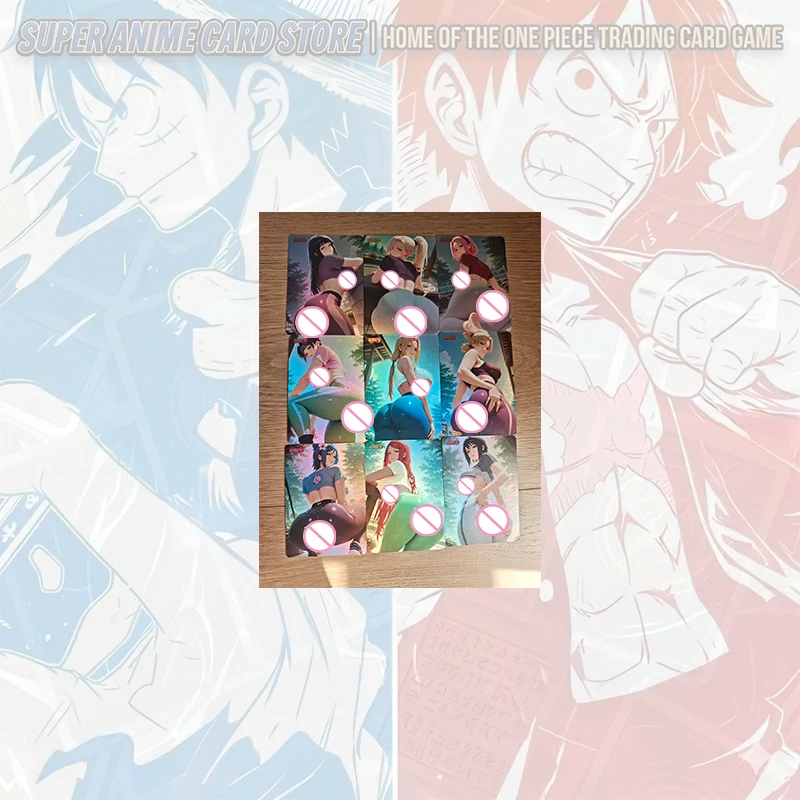 Japanese Anime ONE PIECE Homemade Cards Nefertari D. Vivi Boa Hancock Shirahoshi Nico Robin Vinsmoke Reiju Perona Collect Cards