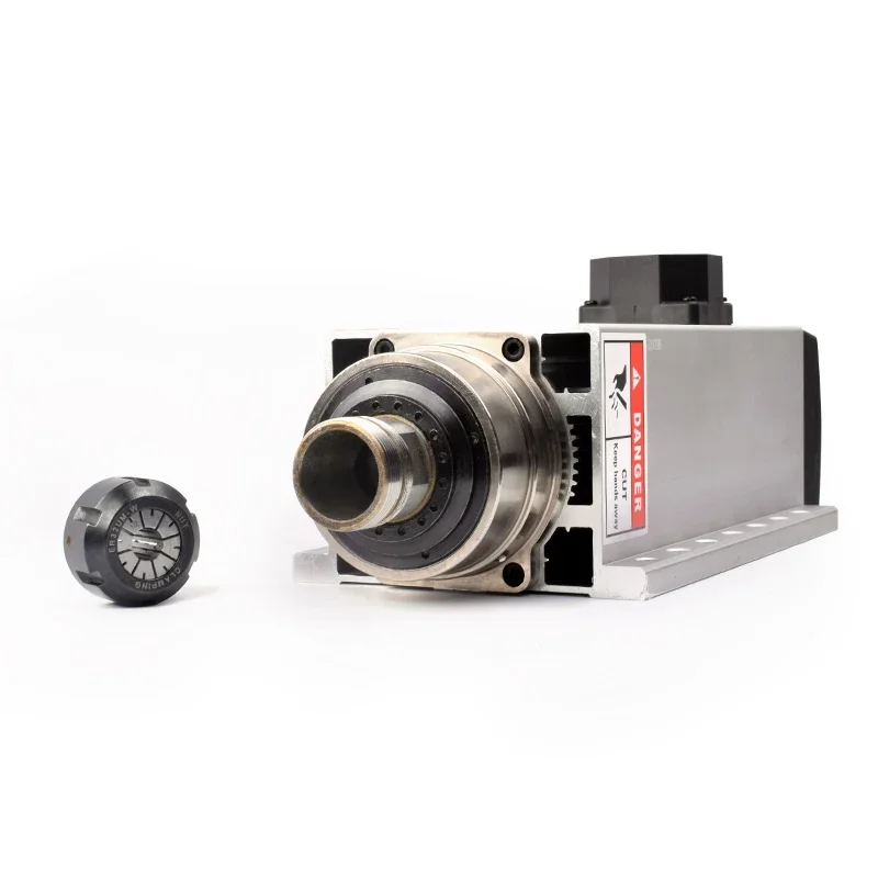 Powerful square cnc spindle GDZ ER32 18000rpm cnc air cooled spindle cnc spindle motor