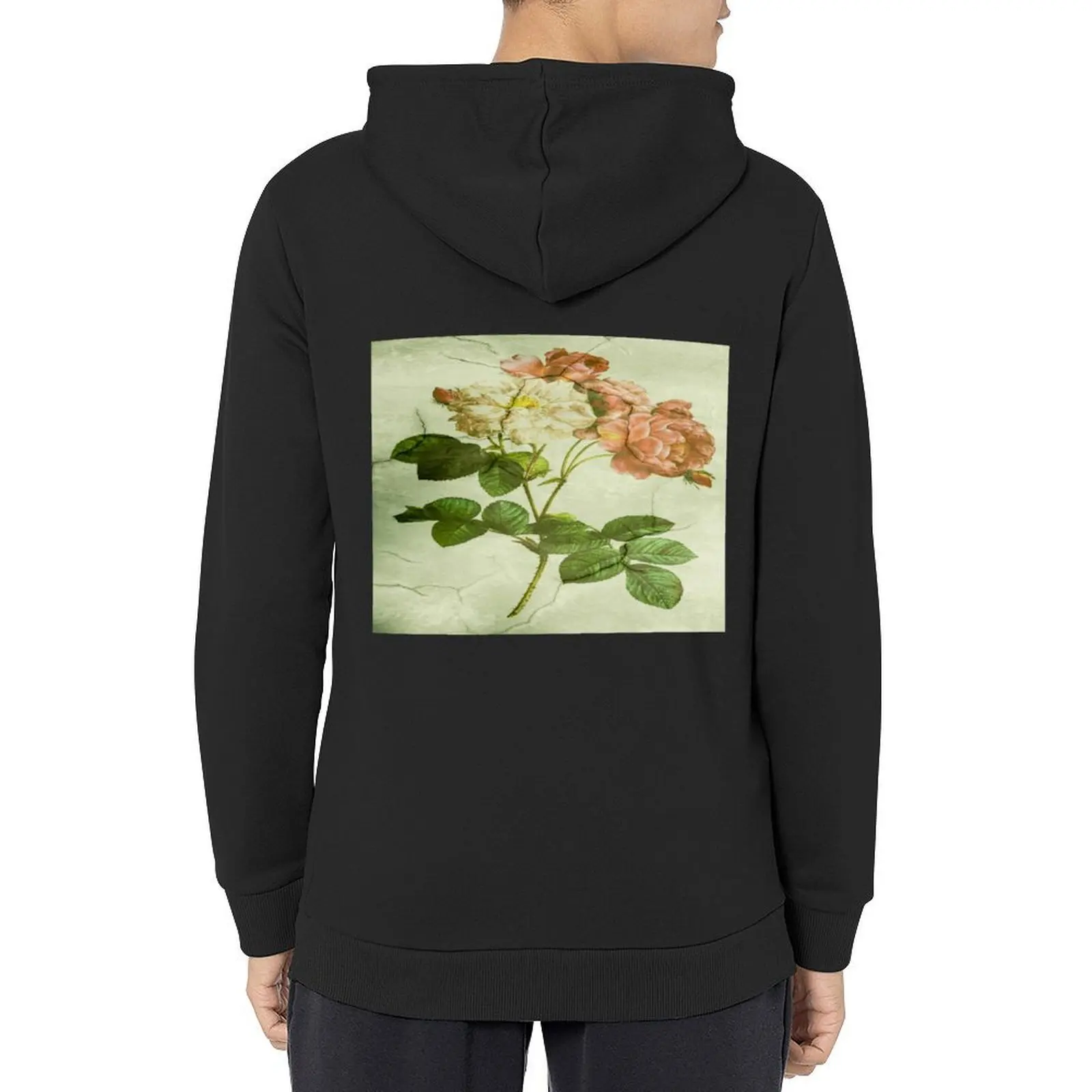 Sudadera con capucha The Peony Rose The Most Scrumptious of All Flowers, ropa de otoño para hombre, Sudadera con capucha de gran tamaño