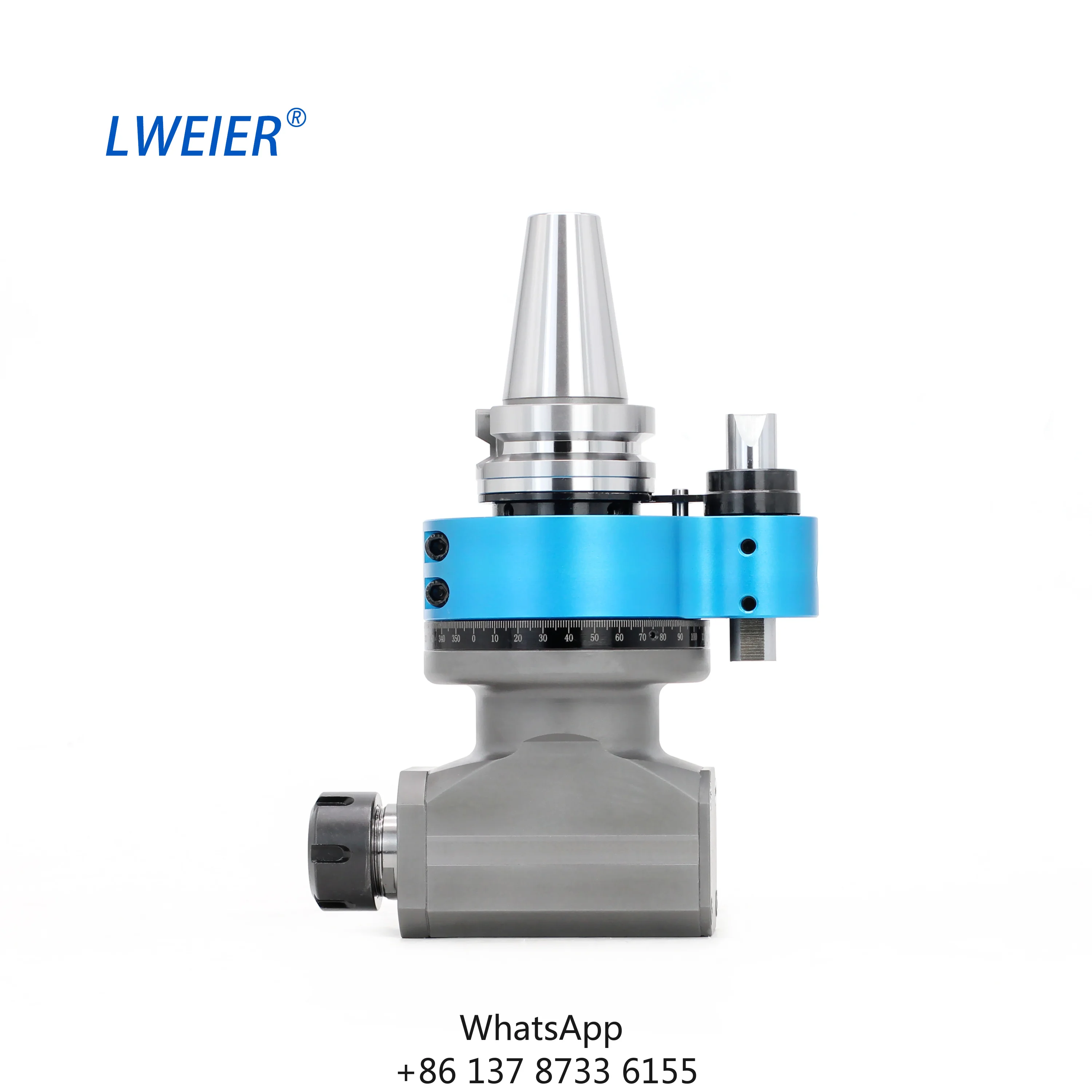 LWEIER BT40BT50 Angle Head Machining Center Side Milling Head 90 Right Angle Milling Head 1 Year Warranty