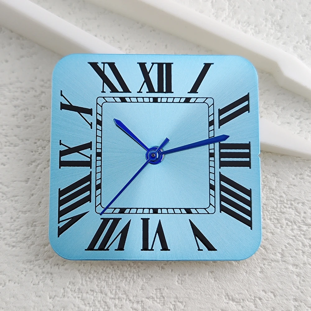 قرص سانتوس NH35/NH36 قرص روماني قرص مربع علبة مربعة مناسبة لإصلاح ملحقات ساعة الحركة NH35