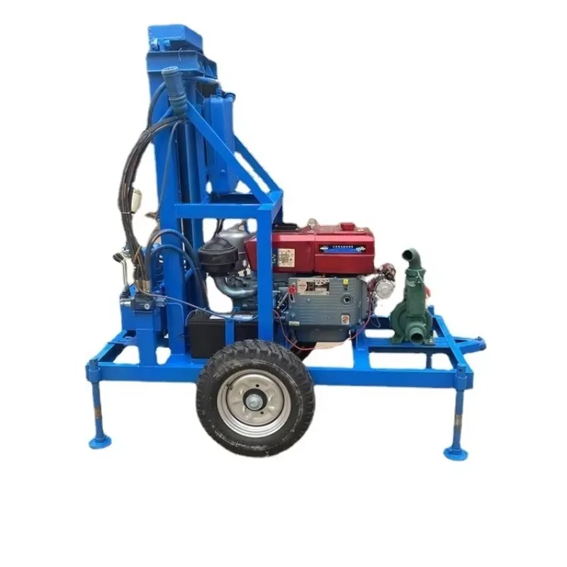 Hydraulic 200m Borehole Portable Mini Deep Water Well Drilling Rig/Bore Hole Well Drilling Machine Water Drilling Machine