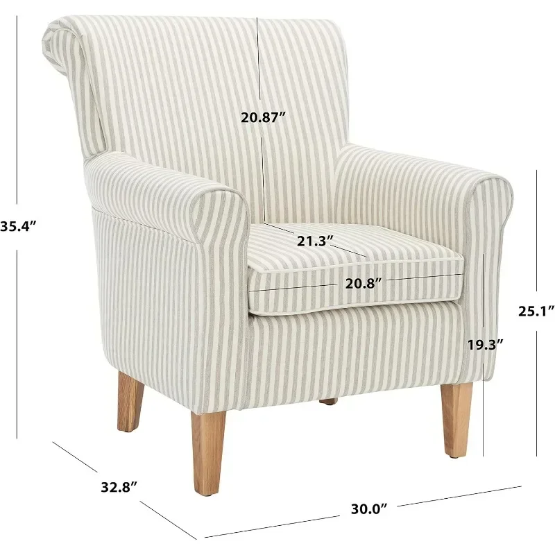 Home Collection Chair, Stripe Decoration  Bedroom Chair  Furniture Chair  Furniture