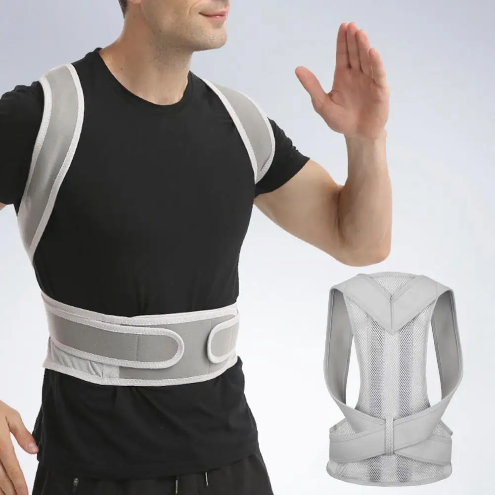 Posture Correction Belt Adjustable Spine Support Strap Ergonomic Back Support Shoulder Belt Anti-hunchback Corrector Strap