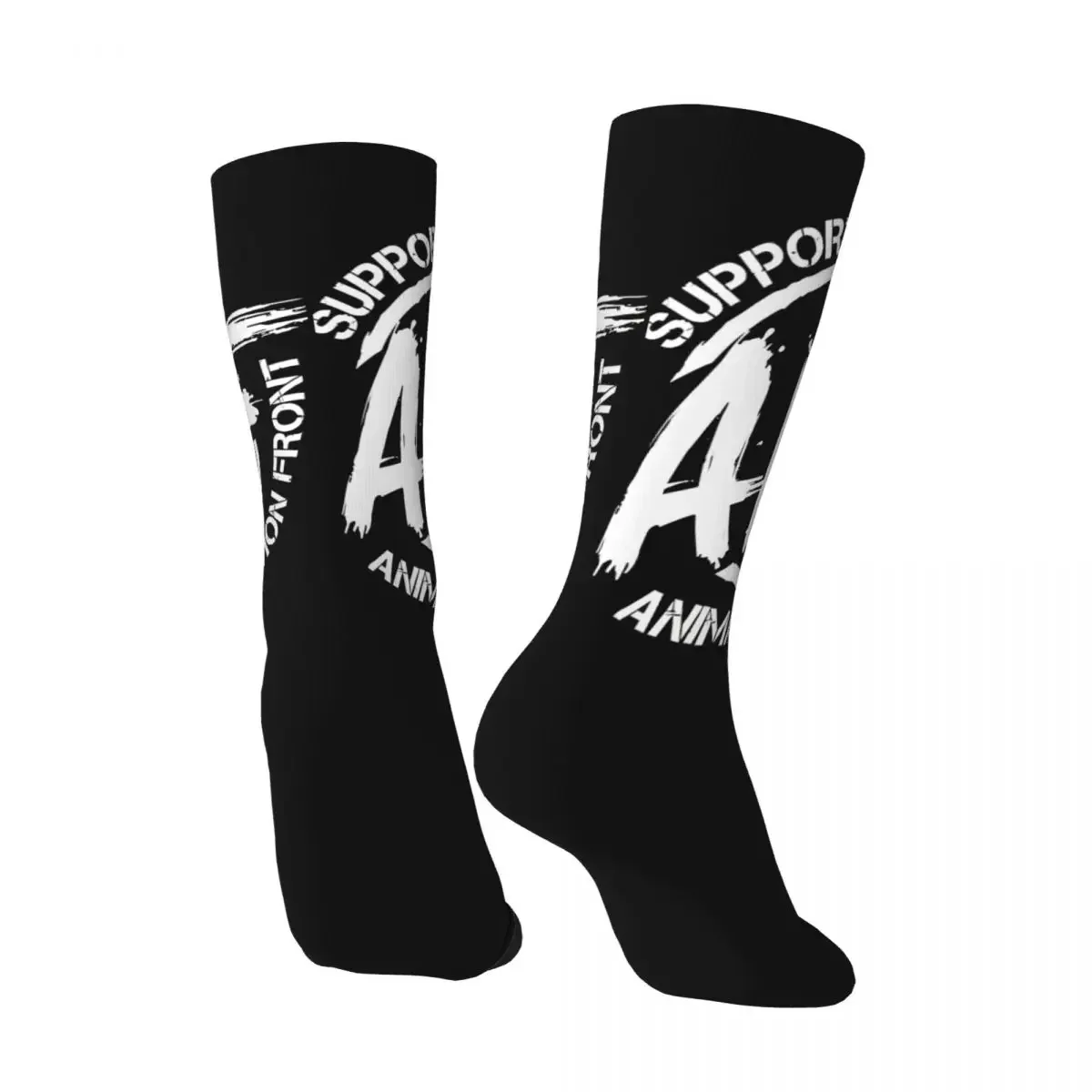 Hip Hop Vintage  Crazy Men's compression Socks Unisex ALF Street Style Seamless Printed Funny Novelty Happy Crew Sock Boys