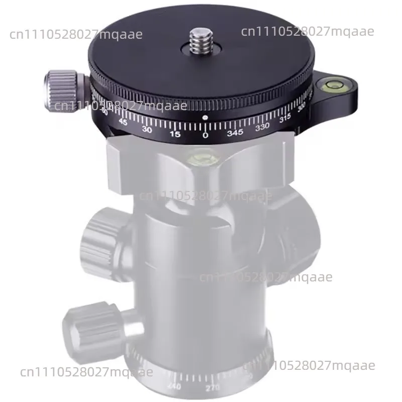Camera Pan Base with Arca Swiss Style Plate, 0.95Cm Screw Aluminum Panoramic Ball Tripod Head with Bubble Level, Load Ca G
