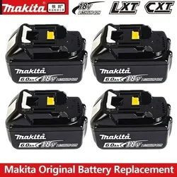 BL1860 Makita Battery 100% Original for Makita 18V 6.0Ah power tools DDF487 DTW190 DTD156 DHP485 Replacement Lithium battery