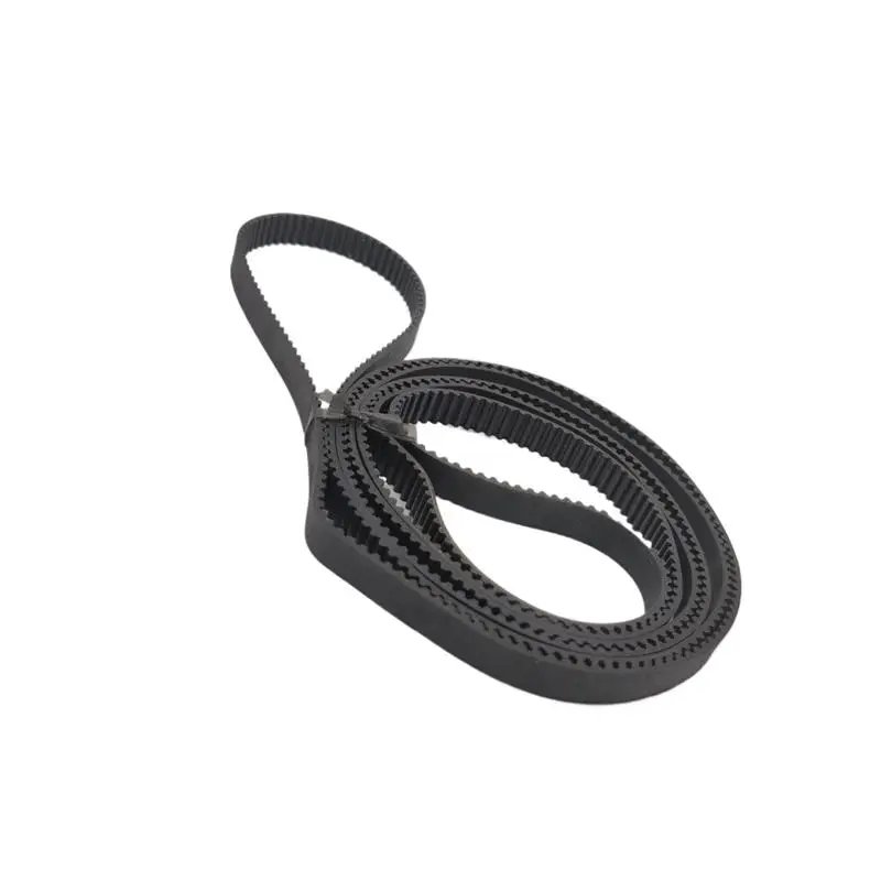 S2M 212 Synchronous Belt S2M-6 Closed-loop Rubber Timing Belts Width 8mm 15mm 18mm STD Black Timing Belt Length 212mm