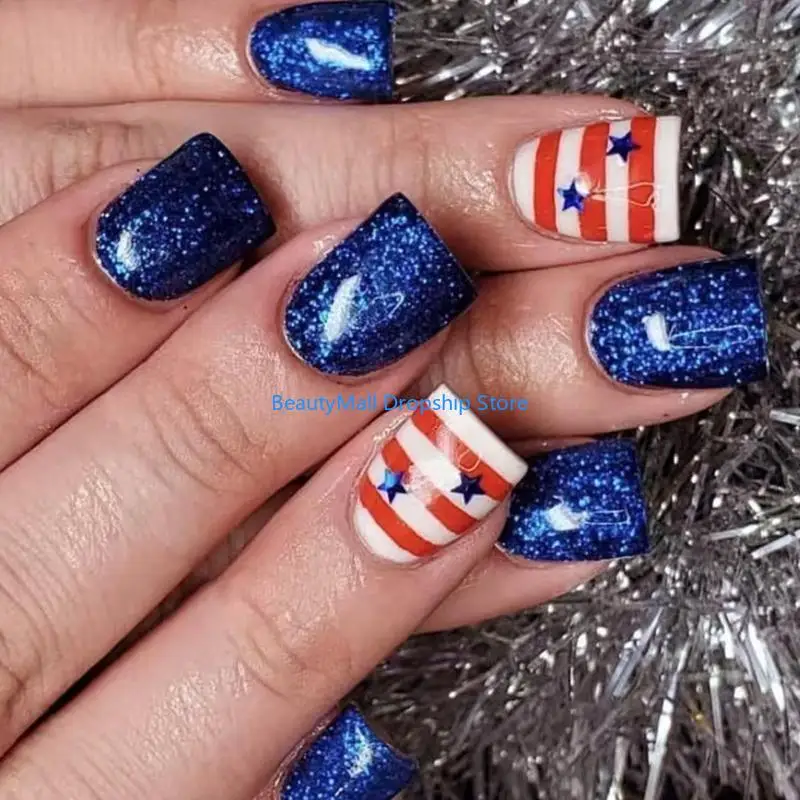 

40JD Square Press on 4th of July Fake Independence Day on Gifts