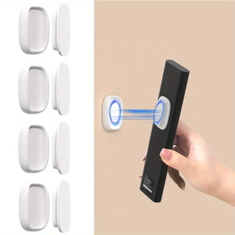 Wall Mount Magnetic Remote Control Holder Self Adhesive,for TV Backside As Well ,Air Conditioner Remote Controls,Utility Hooks ﻿