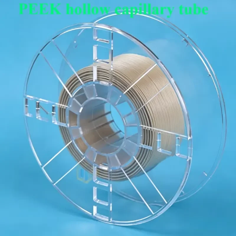 PEEK Hollow Capillary Tubes 1/16-inch Outer Diameter Rigid Tubing HPLC System Connection 27-55MPa Imported Tubing Consumables