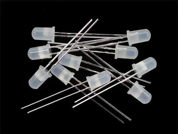 679 RGB LED 10 pack Slow Fade Flashing Diffused 5mm Slow Fade Flashing RGB LED - 10 pack - Slow fade