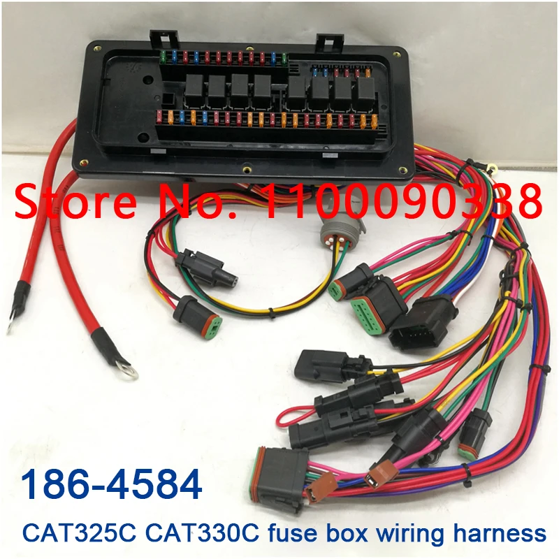 

186-4584 Excavator Accessories Carter 325C/330C EFI Fuse Box Wiring Harness Line High Quality 1864584