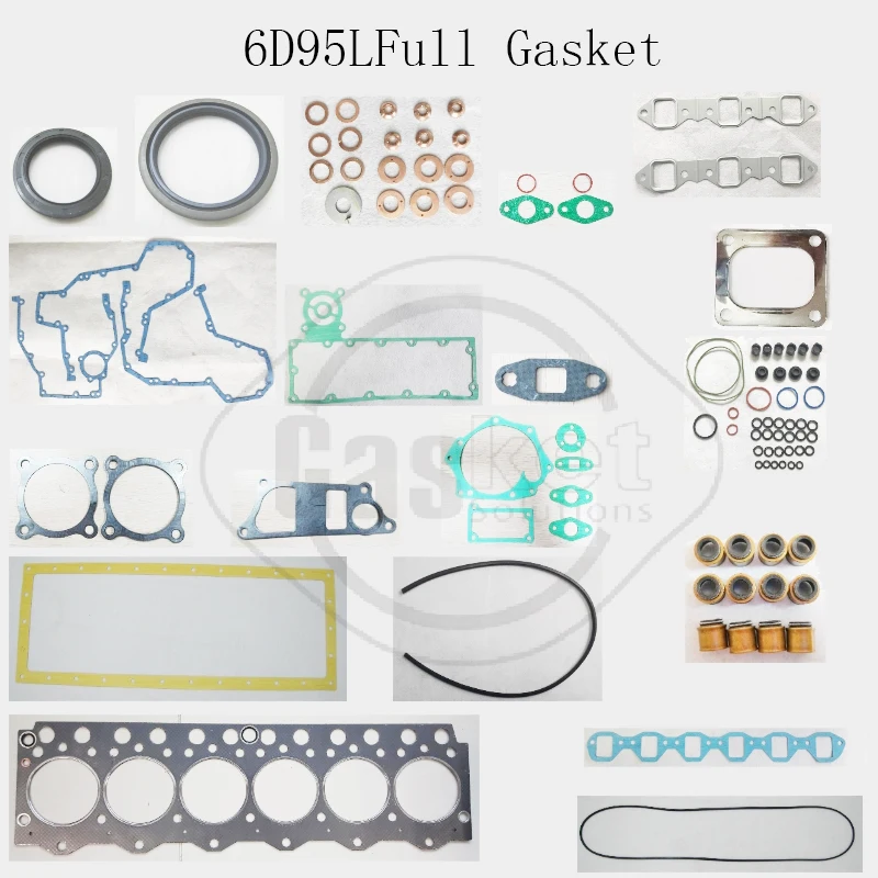 

Full Engine Gasket Set for Komatsu Engine 6D95 6D95L 6D95 4D105-2 4D105-1