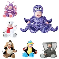 Happy Purim Clothes Carnival Halloween Outfits Baby Boys Girls Costume Animal Cosplay Rompers Jumpsuit Toddlers Infant Clothes