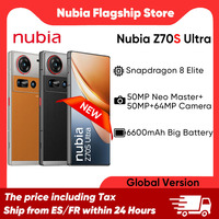 2025 World Premiere Nubia Z70S Ultra 5g Smartphone New Snapdragon 8 Elite 6600Mah Battery 6.85'' 144Hz Amoled Display Nfc Global Version Telephone Moile Phone