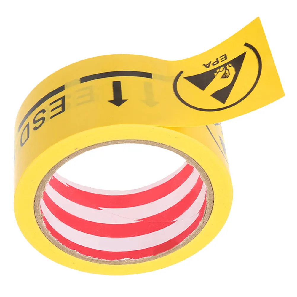 

AntiStatic Safety Tape 5CMx33M Strong Adhesion Warning Decal Caution Labels Practical LongUse StaticProtection Security