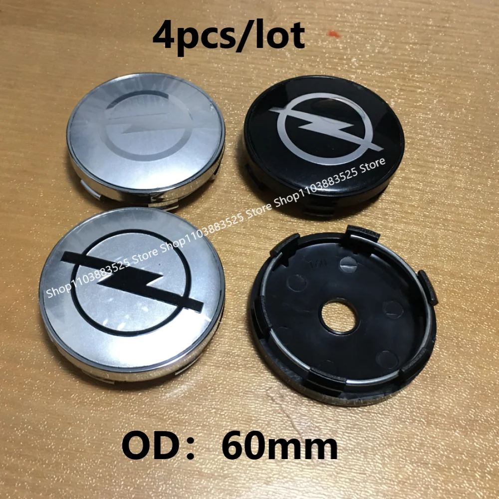 

4pcs 60mm Modified Wheel Center Hub Caps for Opel Corsa E F A B C D Gsi Cors OPC Line Turbo hubcap Accessories