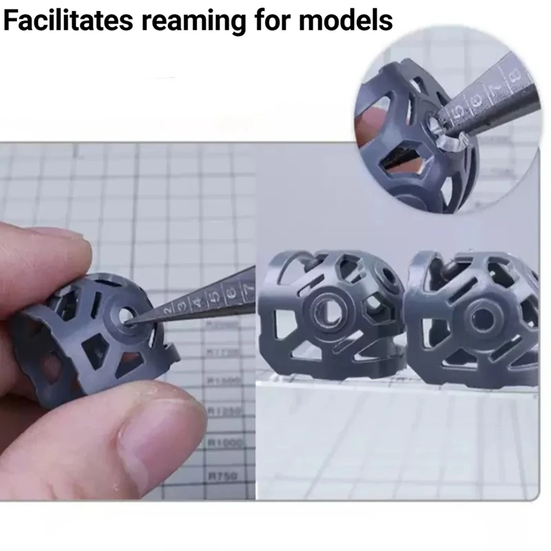 Manual Hole Punch,0-14mm Professional Drill Tool,Woodworking and Model Making,DIY Handmade Hole Opener,Expand Hole Tool [Y33A]