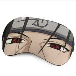 Cartoon Naruto Peripherals Sasuke Itachi Kakashi Eye Mask Light-blocking Sleep Student Eye Mask Sleeping Role-playing Prop Gift