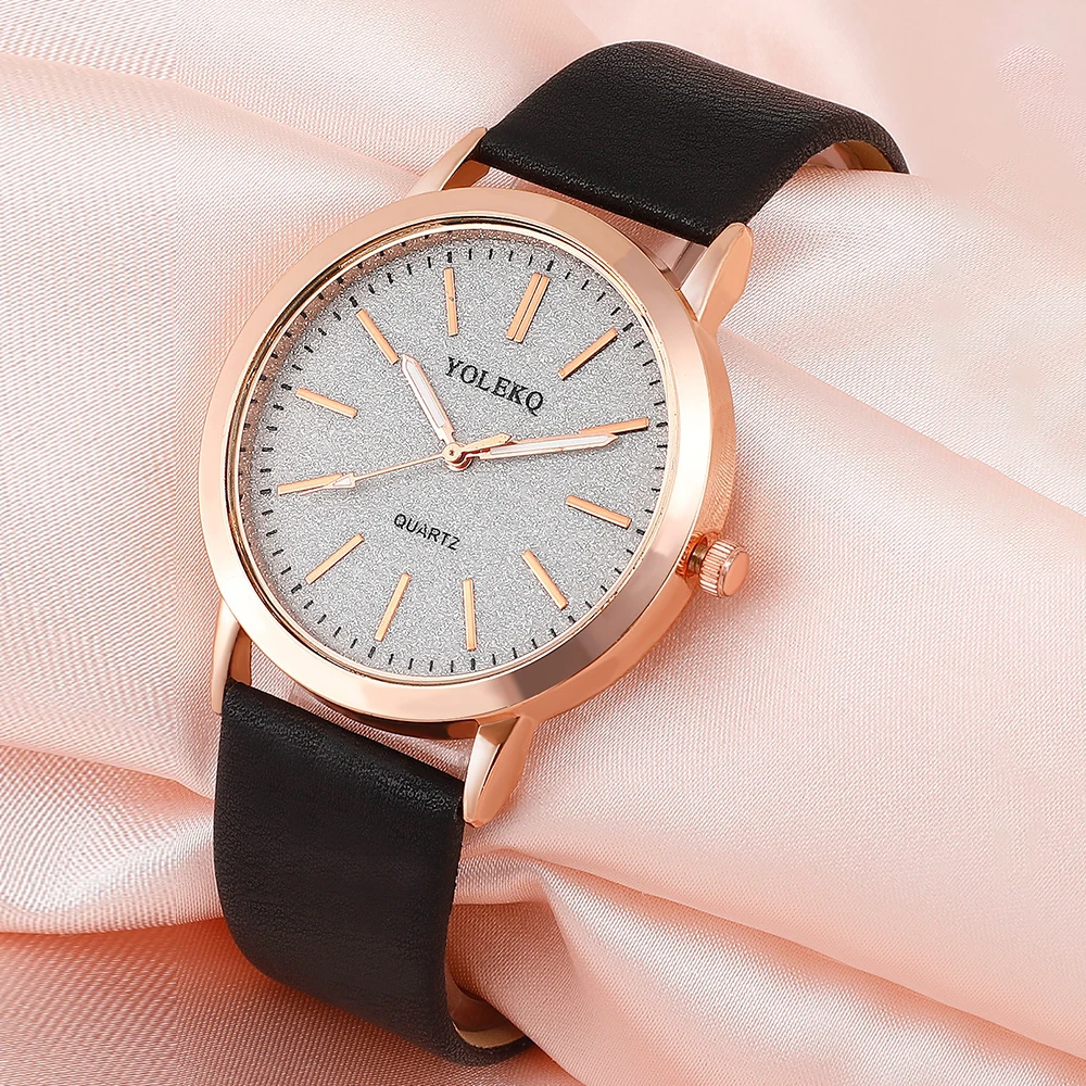1PcFashion Exquisite Minimalist Watch Set,Multiple Colors Available,Perfect Gift For Birthday,Graduation Season,Thanksgiving Day