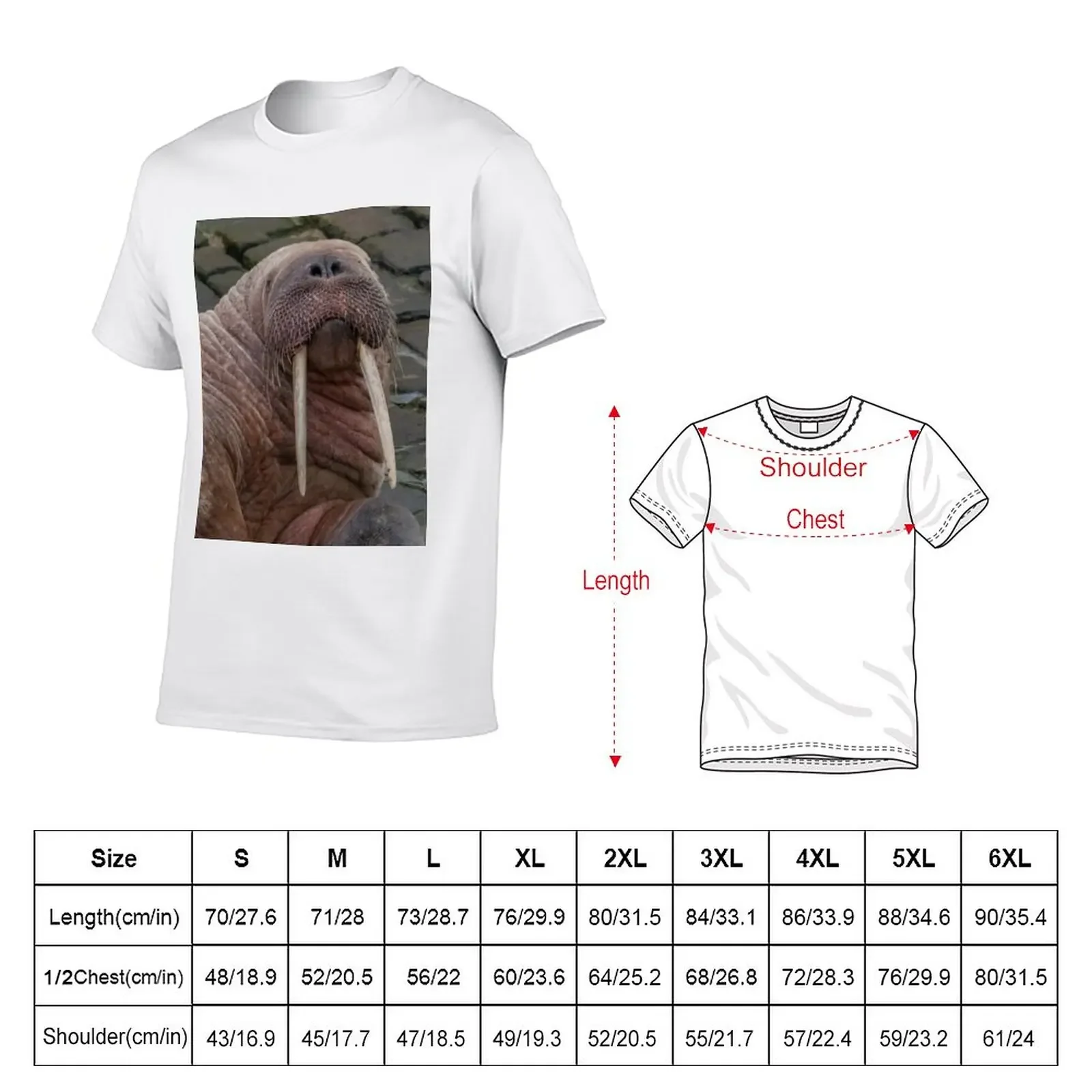 New Thor the walrus T-Shirt man clothes plus size clothes customizeds man t shirt t shirts men