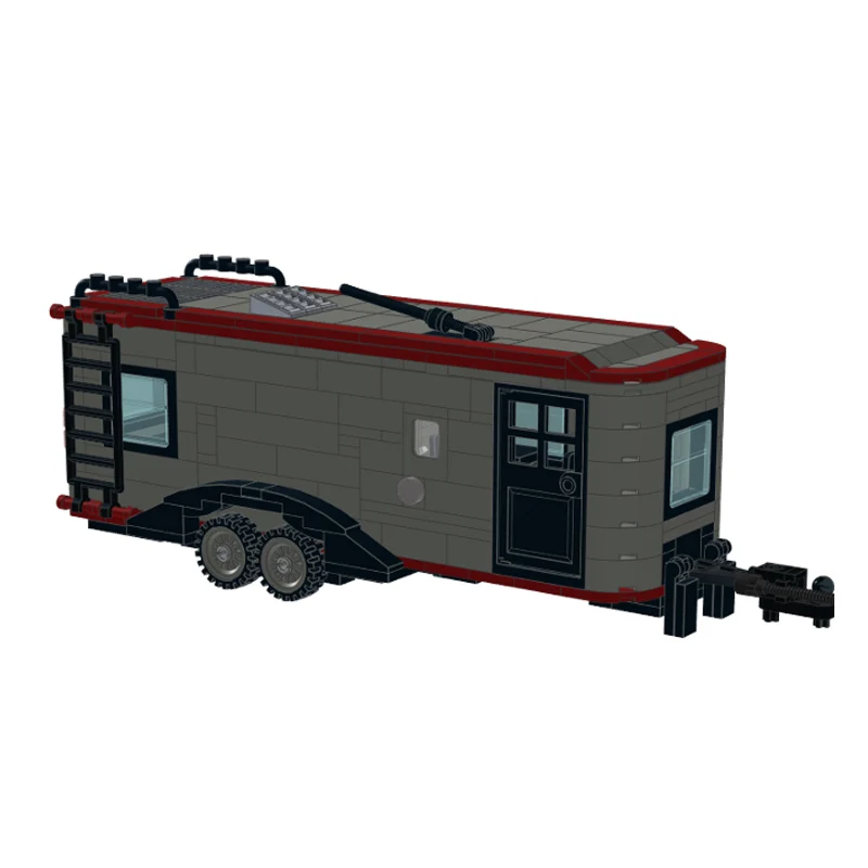City Car Model MOC Building Bricks Multi-Functional Camping Vehicle Modular Technology Children Holiday Gifts Assemble Toys Suit