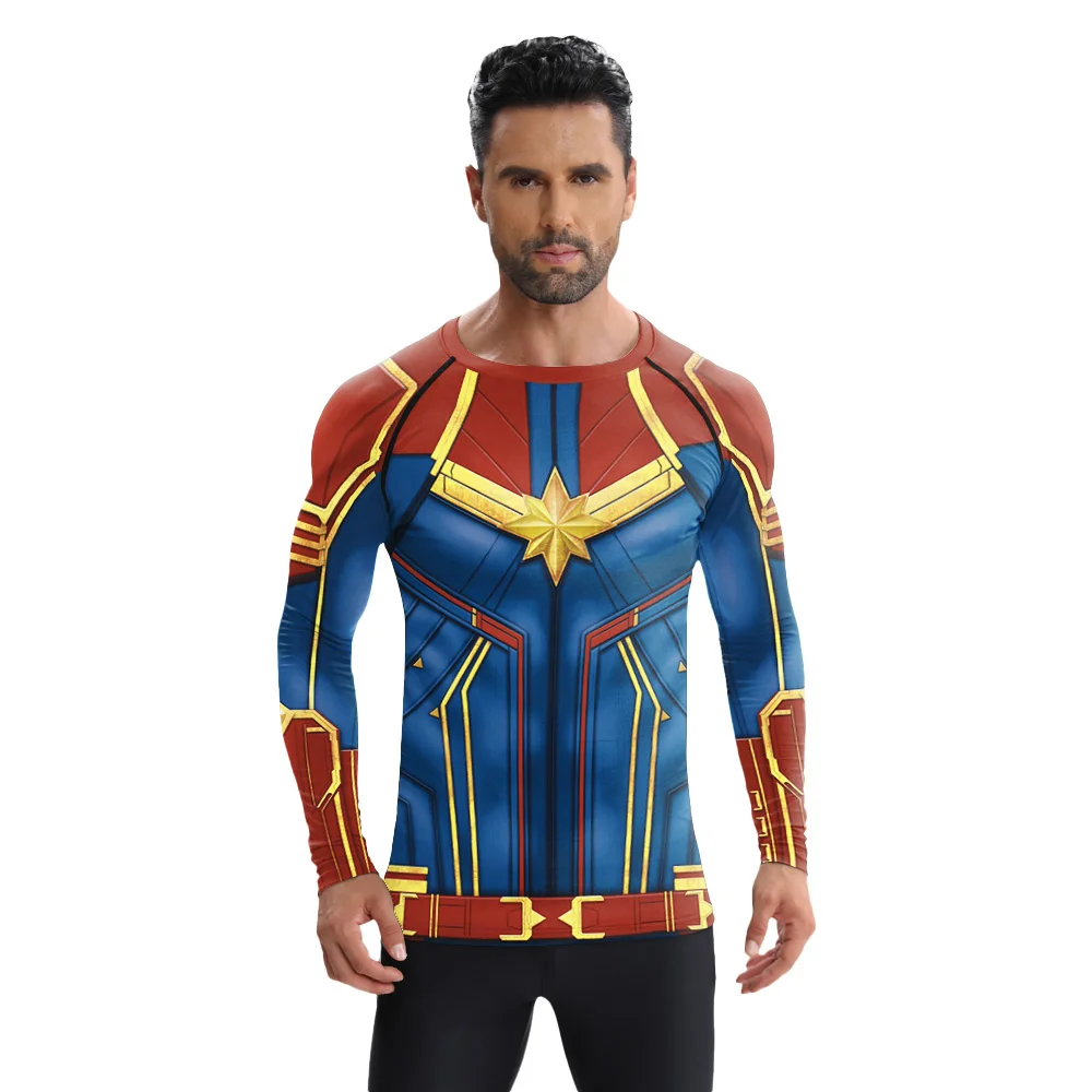 Man Spider พิมพ์เครื่องแต่งกายเสื้อแขนยาวเสื้อกีฬา Tees สวมใส่ Tees ผู้ชายคอสเพลย์ Superhero เสื้อกันหนาว