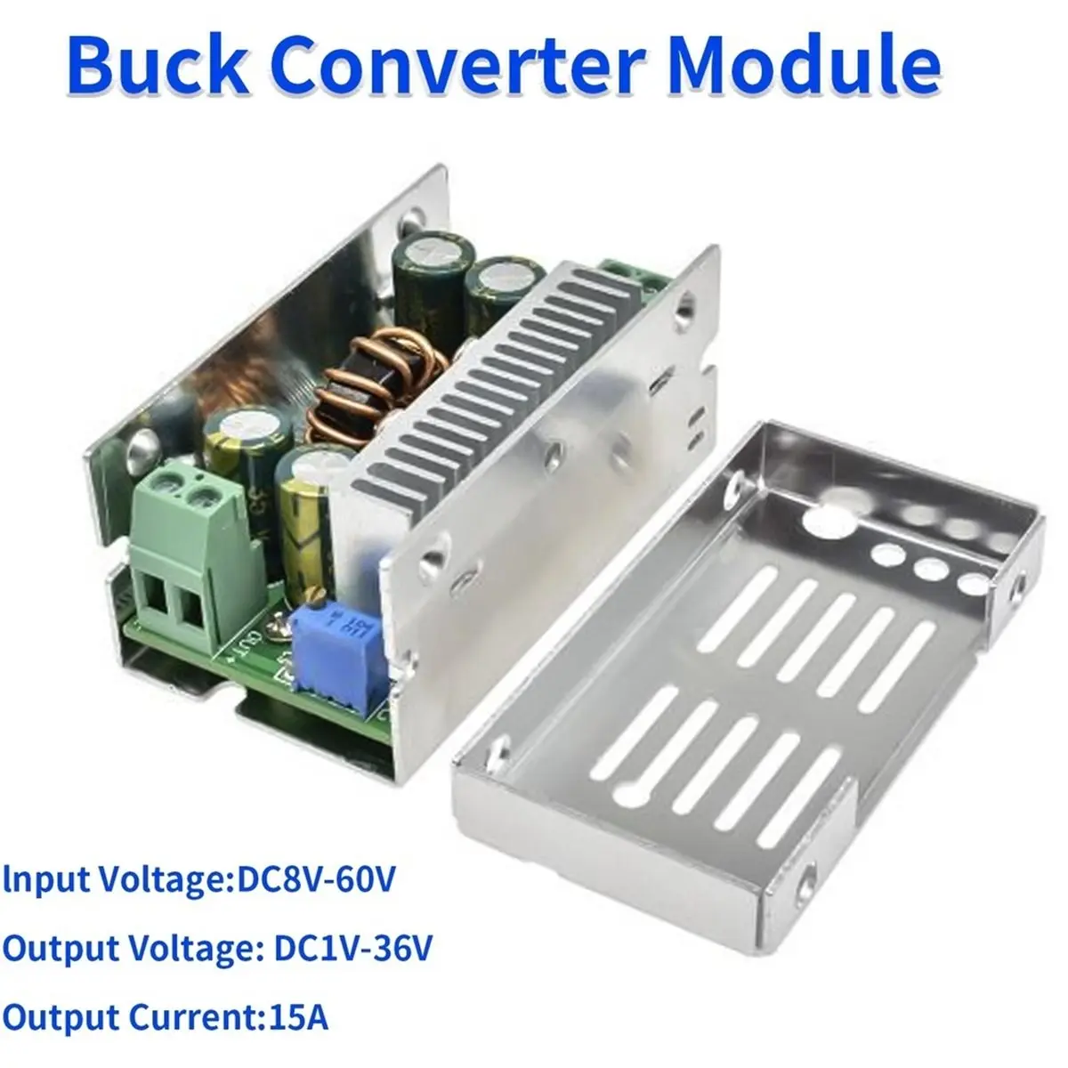 Home Tool For Dc-for Dc 200W 15A Step-Down Conversion Module for Dc 8-55V to 1-36V Converter Voltage Regulator