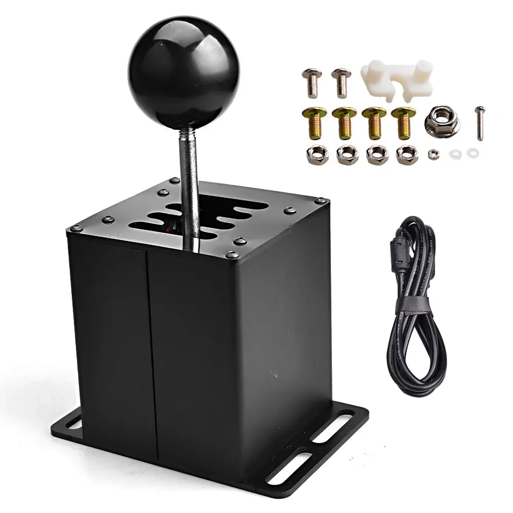 

Ручка переключения передач USB H для Logitech G27 G29 G25 G920 Thrustmaster T300RS/GT для переключения передач ETS2 Sim, гоночная игра для ПК