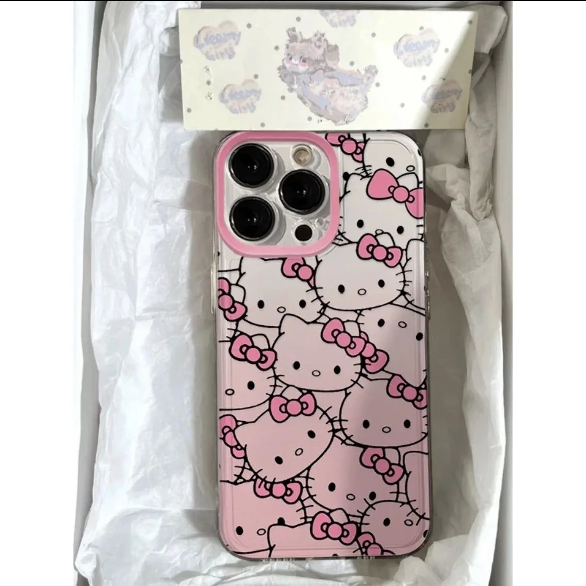 Hello Kitty Clear Space Phone Case for Xiaomi Mi 10 10T 11 11Lite 12 12Lite 12T 13 14 Poco F4 F5 X4 X5 M45 Pro 5G Transparent