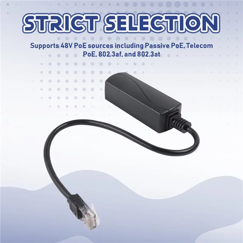 NEW HOT In Stock-2.5G Poe Converter 48V To 24V RJ45 Port Output 24V/1A 24W Max For Power Passive 24V Board Devices 100Mbps