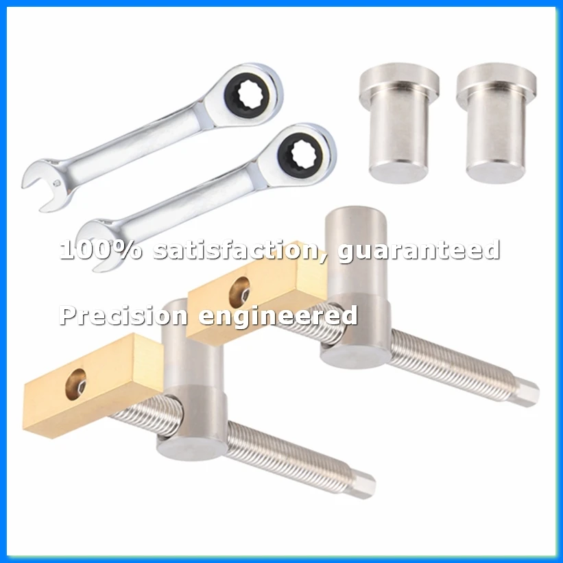 Woodworking Adjustable Desktop Clip with 4Pc 20mm Dog Holes Stop,Clip Clamp Fixture Vise Joinery Carpenter Tools-A49I