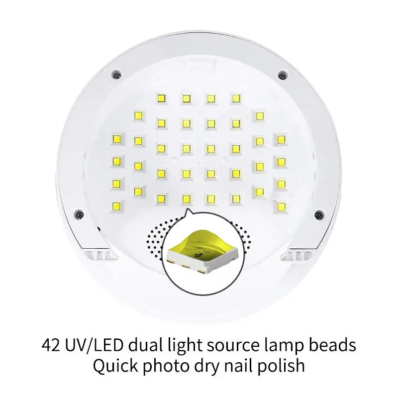 V12 168W UV LED Nail Dryer Multi Plug EU UK AU US Professional Salon Nail Lamp Tool