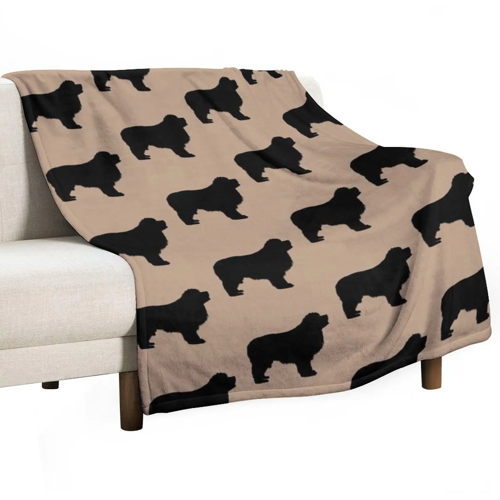 Newfie Love is Big Love Throw Blanket Men's Soft Warm Throw Blanket for Couch