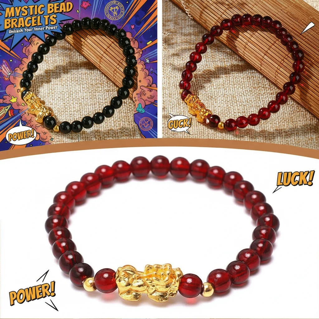 Natural Obsidian Fengshui Pixiu Bracelet for Women And Men Good Luck Wealth Buddha Wristband Jewelry Stone Beads