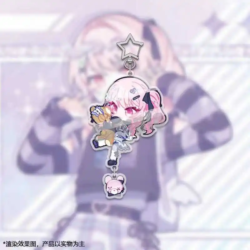 أنيمي سلسلة مفاتيح مصنوعة من الأكريليك على ظهره قلادة Yoisaki Kanade Asahina Mafuyu Akiyama Mizuki Shinonome Ena 25 Nightcord Project Sekai